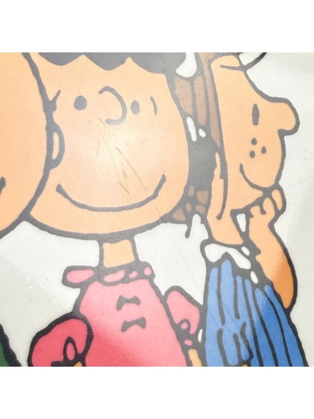 Vintage Snoopy & His Friend Shelina Melamine Tray Peanuts Design
